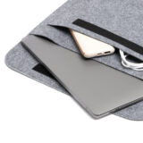 Funda portátil fieltro reciclado personalizable