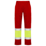 Pantalón bolsillos alta visibilidad trabajo
