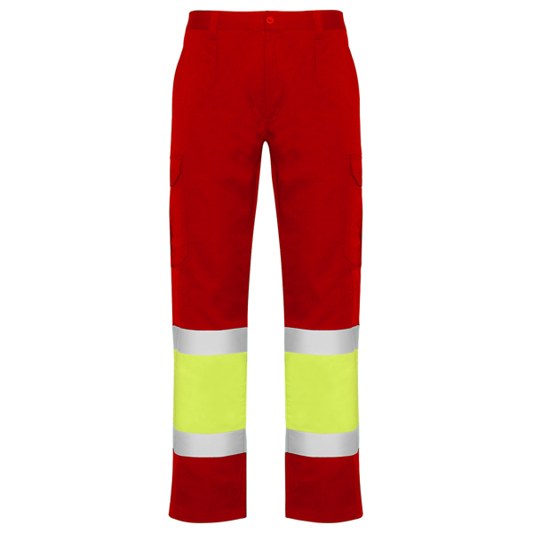 Pantalón bolsillos alta visibilidad trabajo