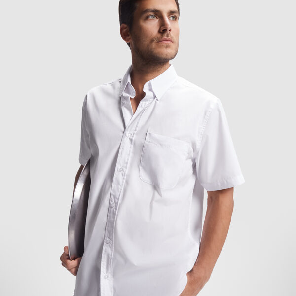 Camiseta manga corta blanca hombre