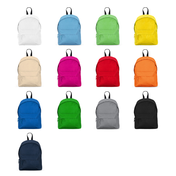 Mochilas Tucan básicas con tejido resistente personalizable con impresión para merchandising, eventos, regalos.